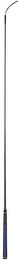 Fleck Delta Pro Dressurgerte aus Baumwolle Schwarz/Blau 120 cm – Bild 1 von 4