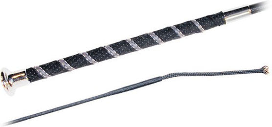 Fleck Dressurgegerte mit Soft-Wickelgriff aus Nylon Schwarz 120 cm – Bild 1 von 1