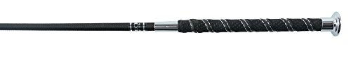 Fleck Dressurgerte aus Nylon mit Softgriff Schwarz 120 cm – Bild 1 von 2