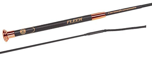 Fleck Dressurgerte Carbon Composite 100 cm Rot Schwarz Gold – Bild 1 von 2