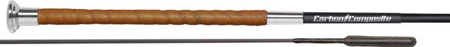 FLECK Dressurgerte Carbon PremiumPlus Lederzunge 100 Braun – Bild 1 von 2