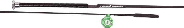 Produktbild von FLECK Dressurgerte Carbon PremiumPlus Lederzunge 100 Schwarz