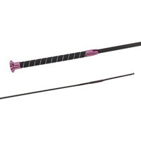 Produktbild von FLECK Dressurgerte SilkTouch CRYSTAL aus Fiberglas Pink/Schwarz 120 cm