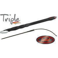 Produktbild von FLECK Dressurgerte TRIPLE Solid Schwarz 110 cm