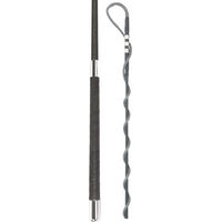 Produktbild von FLECK Longierpeitsche aus Nylongespinst mit Wickelgriff 200 cm Schwarz