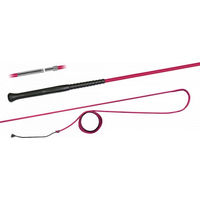 Produktbild von FLECK Longierpeitsche ERGO-Griff mit Schraubverschluss aus Nylon in Pink 180 cm