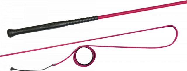 Produktbild von FLECK Longierpeitsche mit ERGO-Griff aus Nylon in Pink 180 cm