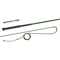 Produktbild von FLECK Longierpeitsche mit ERGO-Griff und Schraubverschluss aus Nylon 200 cm grün