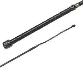 Produktbild von Fleck Professional Dressurgerte aus Leder in Schwarz