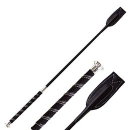 Fleck Soft Springpeitsche aus Nylon Schwarz 64 cm – Bild 1 von 6