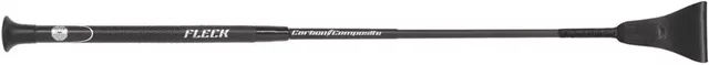 Fleck Springpeitsche aus Carbon Schwarz 50 cm für Springpferde – Bild 1 von 2