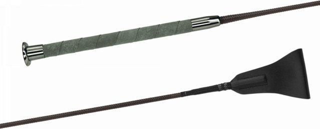 FLECK Springstock Grau 50 cm mit SoftTex-Griff und Pilzknopf – Bild 1 von 2