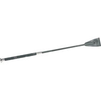 Produktbild von Fleck Springstock mit Nubuk-Griff und Leder-Klatsche in Schwarz 60cm