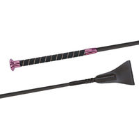 Produktbild von FLECK Springstock SilkTouch CRYSTAL aus Fiberglas Pink/Schwarz 50 cm