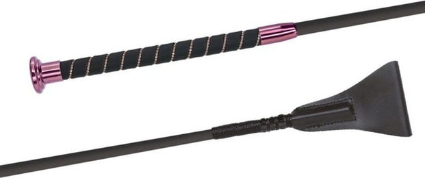 FLECK Springstock SilkTouch Crystal Gerte aus Fiberglas Pink Schwarz 60 cm – Bild 1 von 2