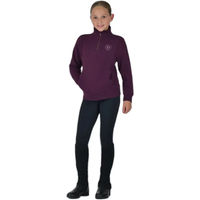 Produktbild von Fleece Kinder Pullover Dublin aus Baumwolle Lila Grösse 8 Jahre
