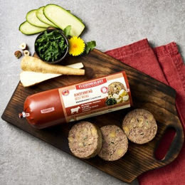 Fleischeslust Hund Nassfutter Classic Adult Rindermenü mit hohem Fleischanteil 12x800 g - 12 x 800 g – Bild 1 von 2