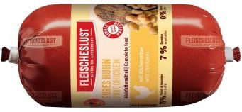 Fleischeslust Hund Nassfutter Huhn Wurst in Sauce mit hohem Fleischanteil 15x200 g – Bild 1 von 2