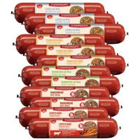 Produktbild von Fleischeslust Hund Nassfutter Wurst Mix-Pack mit hohem Fleischanteil 12x800 g - 12 x 800 g