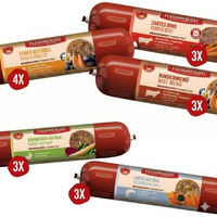 Produktbild von Fleischeslust Hund Nassfutter Wurst Mix-Pack mit hohem Fleischanteil 16x400 g