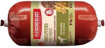 Fleischeslust Hund Nassfutter Wurst Pferd mit Kartoffel hoher Fleischanteil 15x200 g – Bild 1 von 2