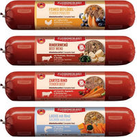 Produktbild von Fleischeslust Hund Nassfutter Wurst und Pastete Mixpaket mit hohem Fleischanteil 6 x 800 g