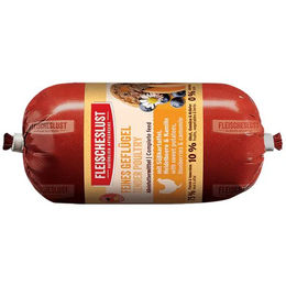 Fleischeslust Hund Wurst Feines Geflügel mit hohem Fleischanteil 200 g - 200 g – Bild 1 von 4
