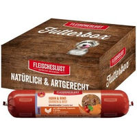 Produktbild von Fleischeslust Hundewurst Senior Huhn und Rind mit Stückchen in Sauce 6x800g getreidefrei