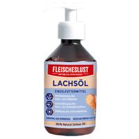 Produktbild von Fleischeslust Lachsöl Haut-Fell-Supplement für Hunde Adult 250 ml - 250 ml