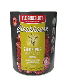 Fleischeslust Nassfutter für Katzen Adult Ziege Monoprotein getreidefrei hypoallergen 6x800g – Bild 1 von 4