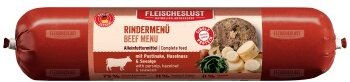 Fleischeslust Nassfutter Hund Classic Adult Rindermenü mit hohem Fleischanteil 16x400 g - 16 x 400 g – Bild 1 von 2