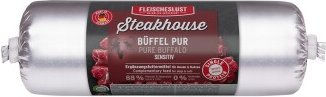 Fleischeslust Sensitiv Nassfutter Wurst mit Büffel getreidefrei und monoprotein – Bild 1 von 3