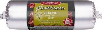 Fleischeslust Sensitiv Nassfutter Wurst Ziege für Pferde getreidefrei und hypoallergen 12x500 g – Bild 1 von 3