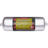 Produktbild von Fleischeslust Sensitiv Nassfutter Wurst Ziege für Pferde getreidefrei und hypoallergen 12x500 g