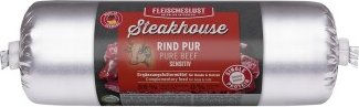 Fleischeslust Sensitiv Pferd Nassfutter Wurst Rind pur getreidefrei hypoallergen 12x500 g – Bild 1 von 3