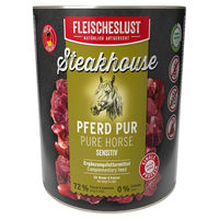 Produktbild von Fleischeslust Steakhouse Pferd pur Monoprotein Hypoallergen Adult 800 g - 6 x 800 g