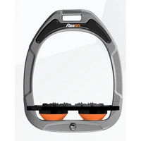 Produktbild von Flex-on Aluminium-Einheitszügel Ultra Grip Schwarz Orange aus Green Composite