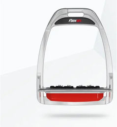 Flex-On Aluminium Flachsteigbügel Ultra Grip Hunter H Grün – Bild 1 von 1