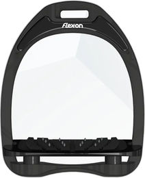 Flex-On Aluminium Steigbügel Plat Ultra-Grip Grau Schwarz – Bild 1 von 1