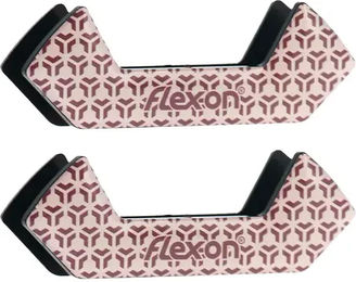 Flex-On Aluminium Steigbügel Plat Ultra-Grip Schwarz/Schwarz/Pflaume – Bild 1 von 1
