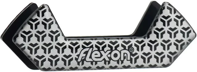 Flex-On Aluminium Steigbügel Plat Ultra-Grip Schwarz/Schwarz/Violett – Bild 1 von 1