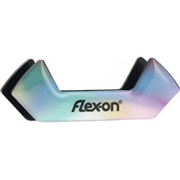 Produktbild von Flex-On Aluminium Steigbügel Ultra-Grip schräg Schwarz/Schwarz/Pflaume