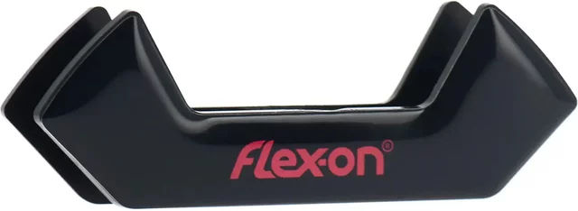 Flex-On Aluminium Steigbügel Ultra-Grip Schwarz/Hellblau – Bild 1 von 1