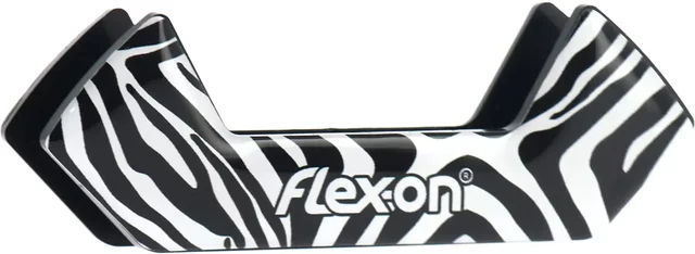 Flex-On Aluminium Steigbügel schräg mit Grip in Schwarz/Violett – Bild 1 von 1