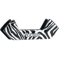 Produktbild von Flex-On Aluminium Steigbügel schräg mit Grip in Schwarz/Violett
