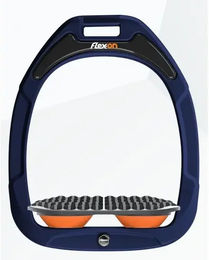 Flex-On Ausdauer Steigbügel Green Composite in Marine Grau Orange – Bild 1 von 1