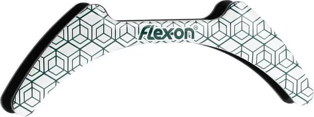 Flex-On Cubic Sattelaufkleber Weiß Grün – Bild 1 von 1