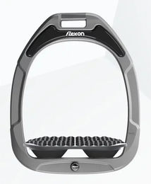 Flex-On Endurance Steigbügel aus Aluminium in Grau und Schwarz mit Green Composite – Bild 1 von 1