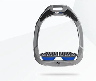 Flex-On Endurance Steigbügel aus Composite in Grün und Blau mit Aluminium – Bild 1 von 1