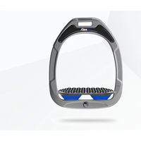 Produktbild von Flex-On Endurance Steigbügel aus Composite in Grün und Blau mit Aluminium